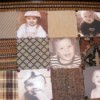Closeup of Fabric and Photo Wall Display 2