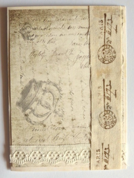 Vintage French Birthday Card