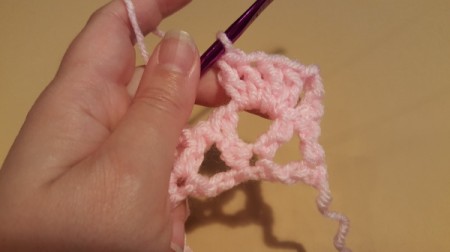Lacy Crocheted Baby Blanket
