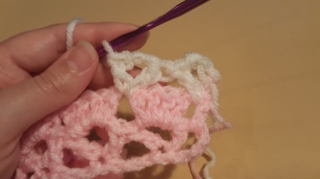 Lacy Crocheted Baby Blanket