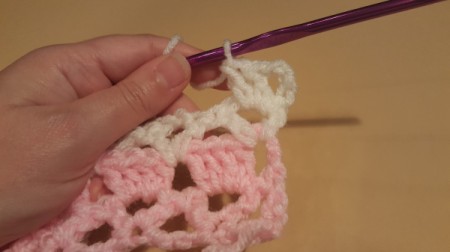 Lacy Crocheted Baby Blanket