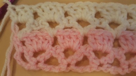 Lacy Crocheted Baby Blanket