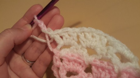 Lacy Crocheted Baby Blanket