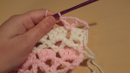 Lacy Crocheted Baby Blanket