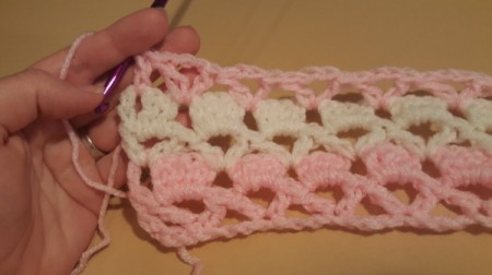 Lacy Crocheted Baby Blanket