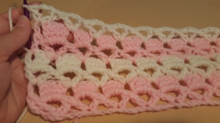 Lacy Crocheted Baby Blanket