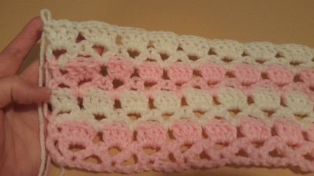 Lacy Crocheted Baby Blanket
