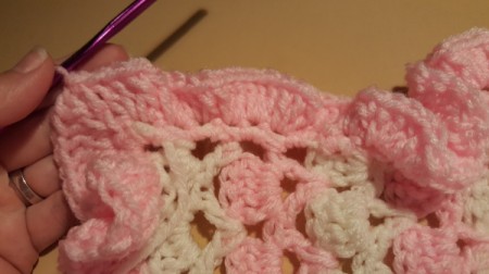Lacy Crocheted Baby Blanket