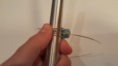 Wire Wrapped Bead Rings