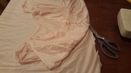 Making a Slip From An Old Nightgown