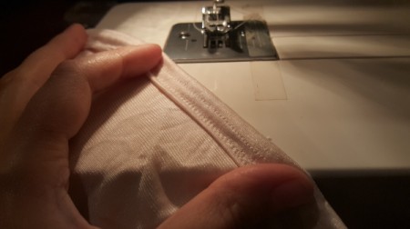 Making a Slip From An Old Nightgown