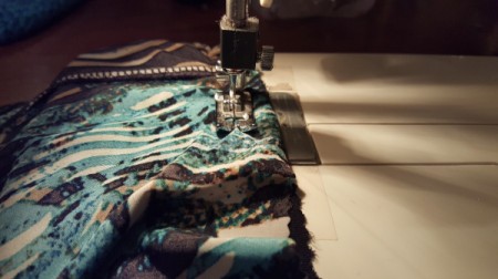 Re-purposed Dress - sewing the dress