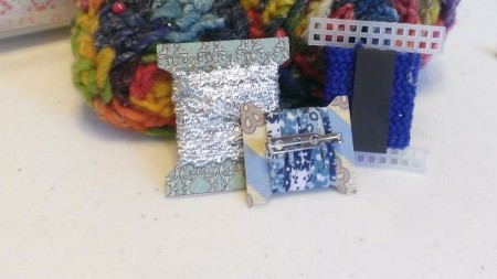 finished pin and magnets