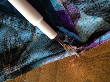 Repairing a Tear in a Quilt Block