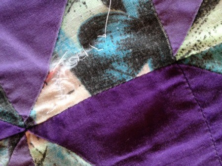 Repairing a Tear in a Quilt Block