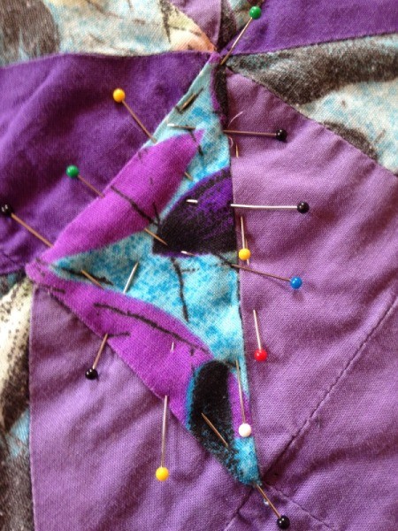 Repairing a Tear in a Quilt Block