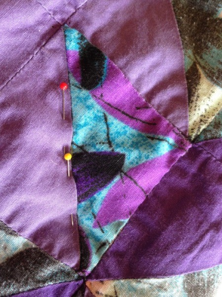Repairing a Tear in a Quilt Block
