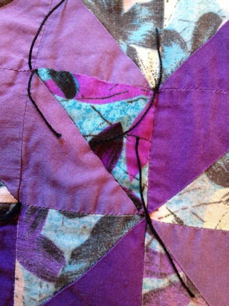Repairing a Tear in a Quilt Block