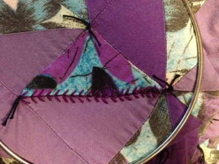 Repairing a Tear in a Quilt Block