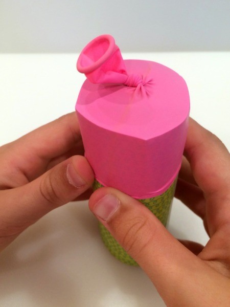 Paper Tube Marshmallow Launcher