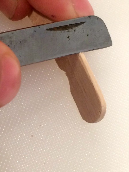 Popsicle Stick Bow and Arrow