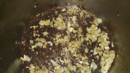 sauteed garlic and onion