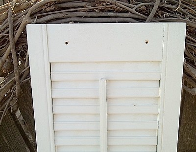 Flag Painted Shutters - unpainted shutters