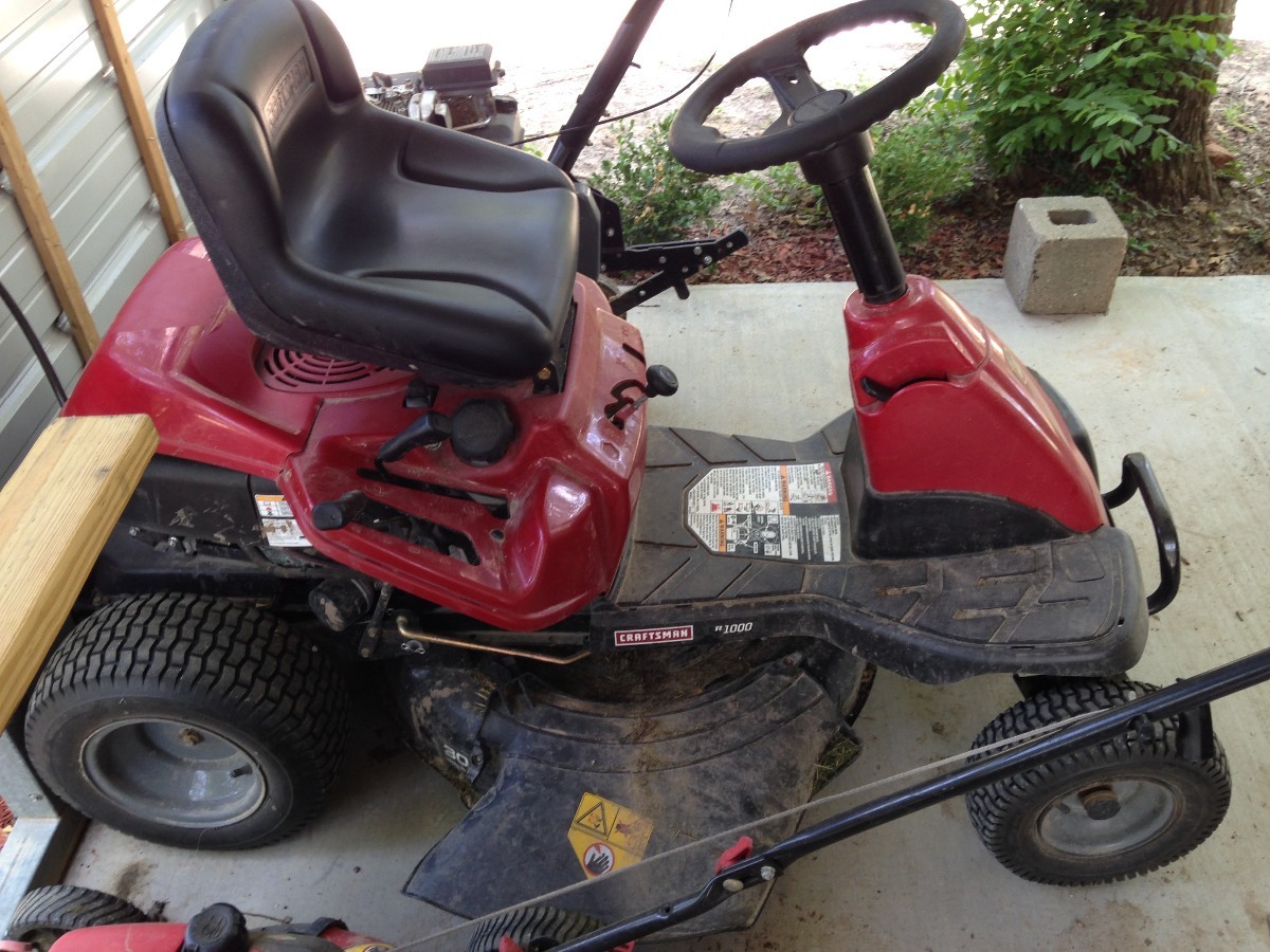 how to start a craftsman riding lawn mower