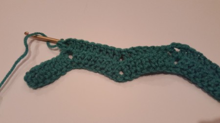 Ripple Crochet Purse