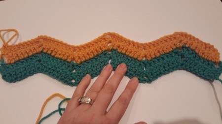 Ripple Crochet Purse