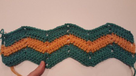 Ripple Crochet Purse