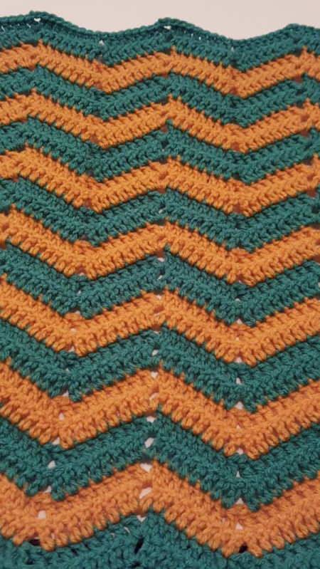Ripple Crochet Purse