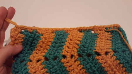 Ripple Crochet Purse