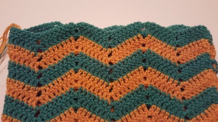 Ripple Crochet Purse