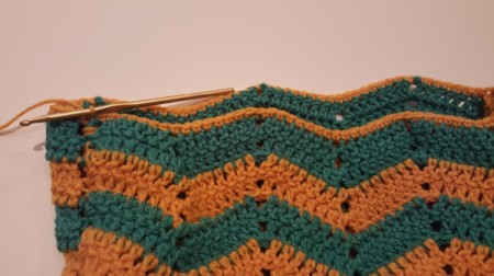 Ripple Crochet Purse
