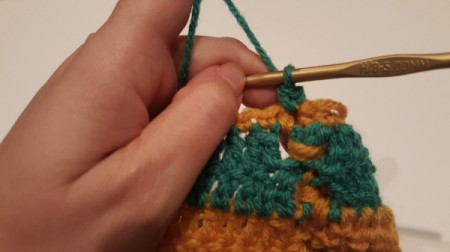 Ripple Crochet Purse