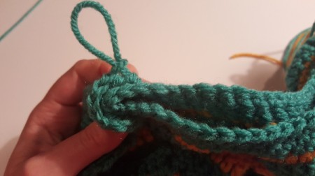 Ripple Crochet Purse