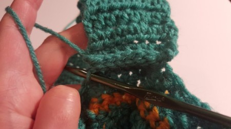 Ripple Crochet Purse