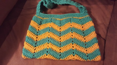 Ripple Crochet Purse