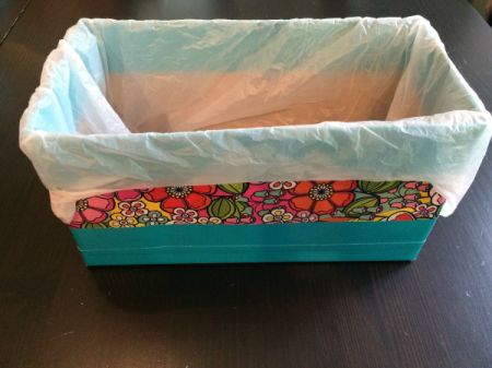 Duct Tape Car Trash Bin