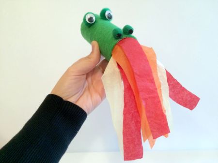 Toilet Paper Tube Dragon