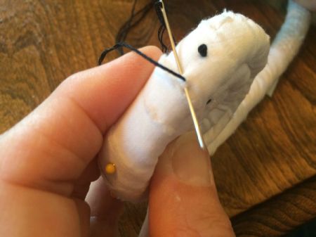 Tack Stitching a Coil Project