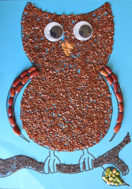 Hoo-to-You Owl Collage Artwork