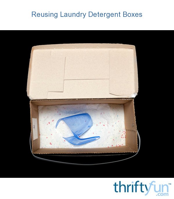 Reusing Laundry Detergent Boxes ThriftyFun