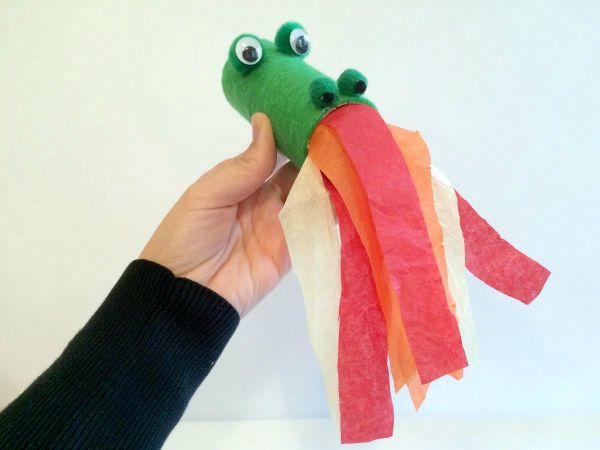 Making a Toilet Paper Tube Dragon | ThriftyFun
