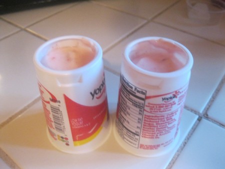 yogurt containers