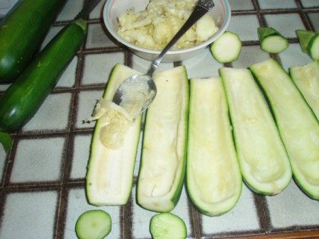 zucchini shells