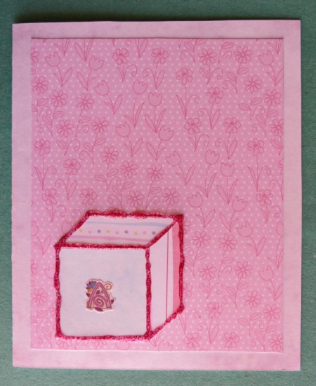 Welcome Little Baby Girl Card