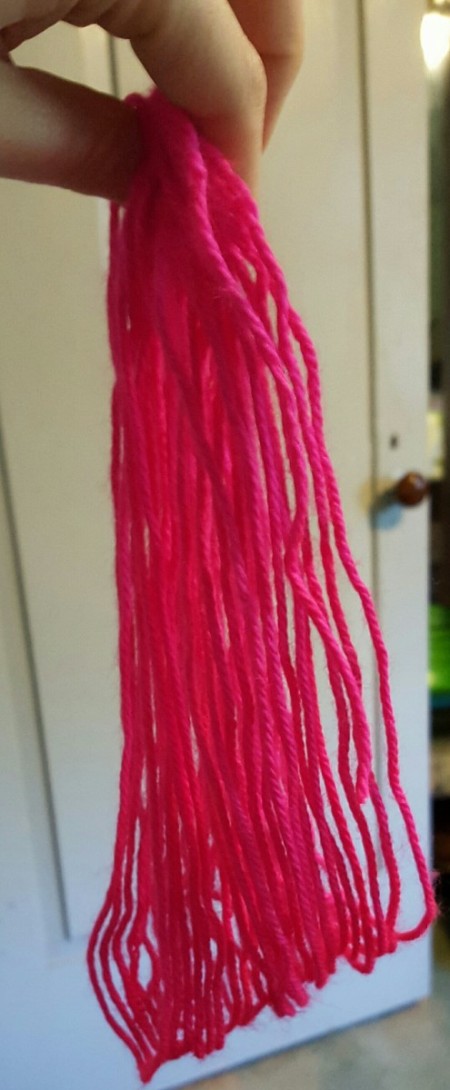 Yarn Octopus Doll - assembling