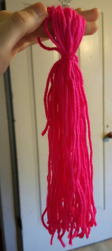 Yarn Octopus Doll - assembling